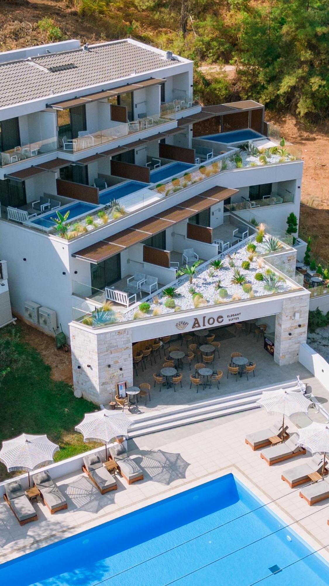 Aloe Elegant Suites Skala Potamia  Exteriör bild